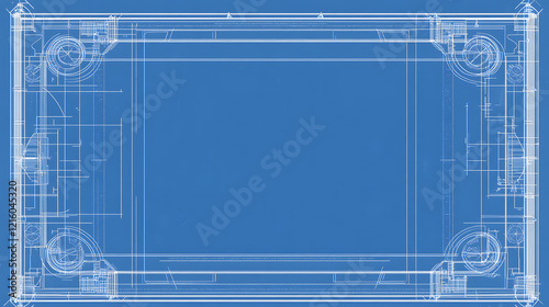 Blueprint Design Architectural Technical Drawing