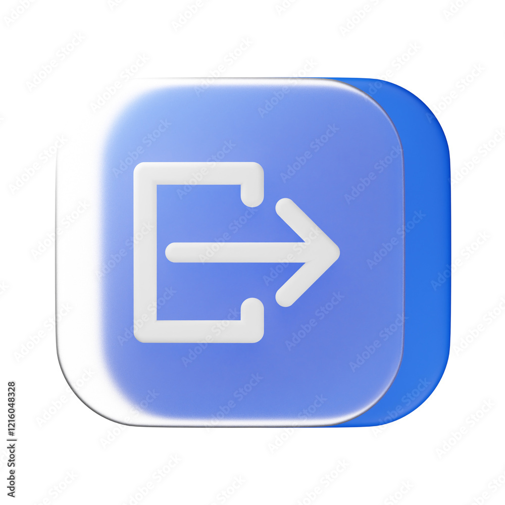 3d sing out icon 3d sing out icon