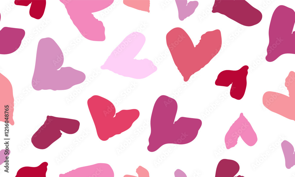 repeat pattern of pink heart on white background, replete image, design for fabric pattern
repeat pattern of pink heart on white background, replete image, design for fabric pattern