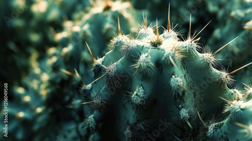 Close-Up of a Prickly Pear Cactus in Desert Bloom photo