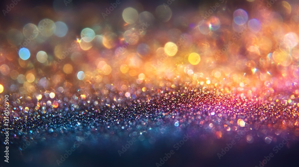 Obraz premium Shimmering Glitter: A Festive Abstract Background