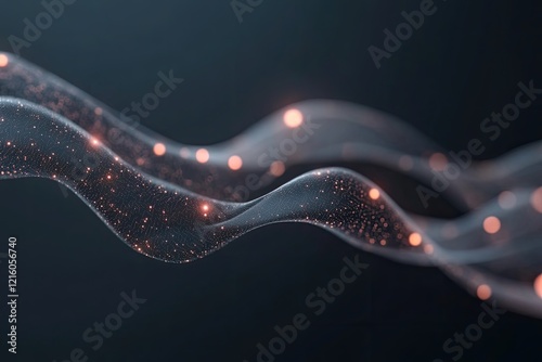dynamic futuristic display of interconnected neural networks resembling digital brain with glowing synapses and circuit-like