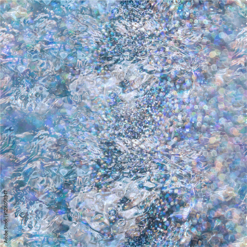 Iridescent Water Texture Background