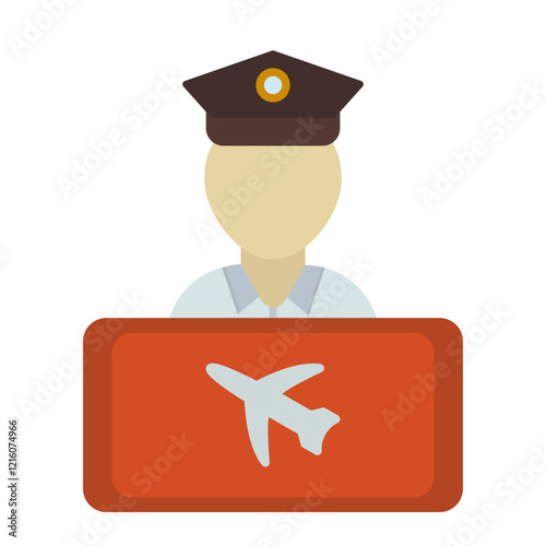 Flight Information Vector Icon