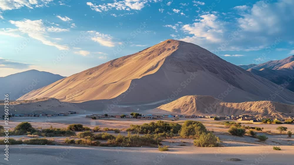 mountain sand dune with good scenery seamless looping overlay 4k virtual video animation background mountain sand dune with good scenery seamless looping overlay 4k virtual video animation background