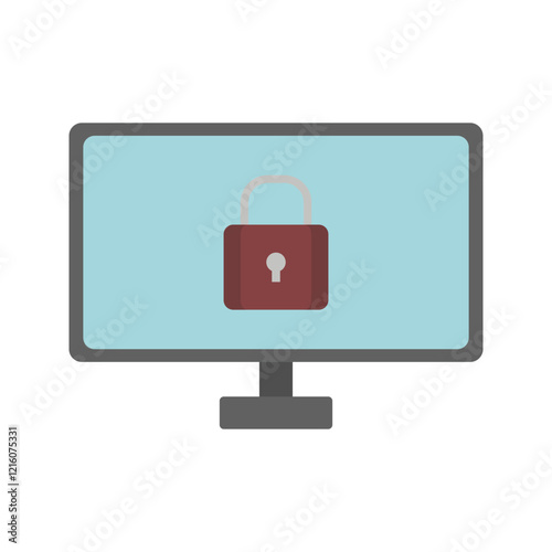 Protected System Vector Icon