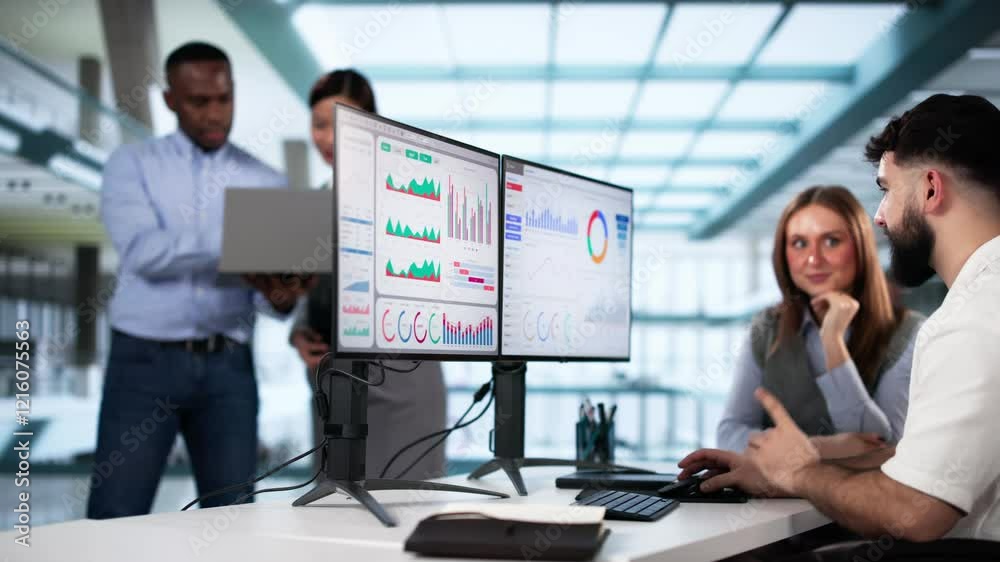 KPI Business Analytics Data Dashboard