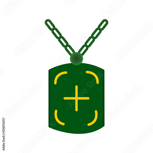 Militrary Chain Vector Icon