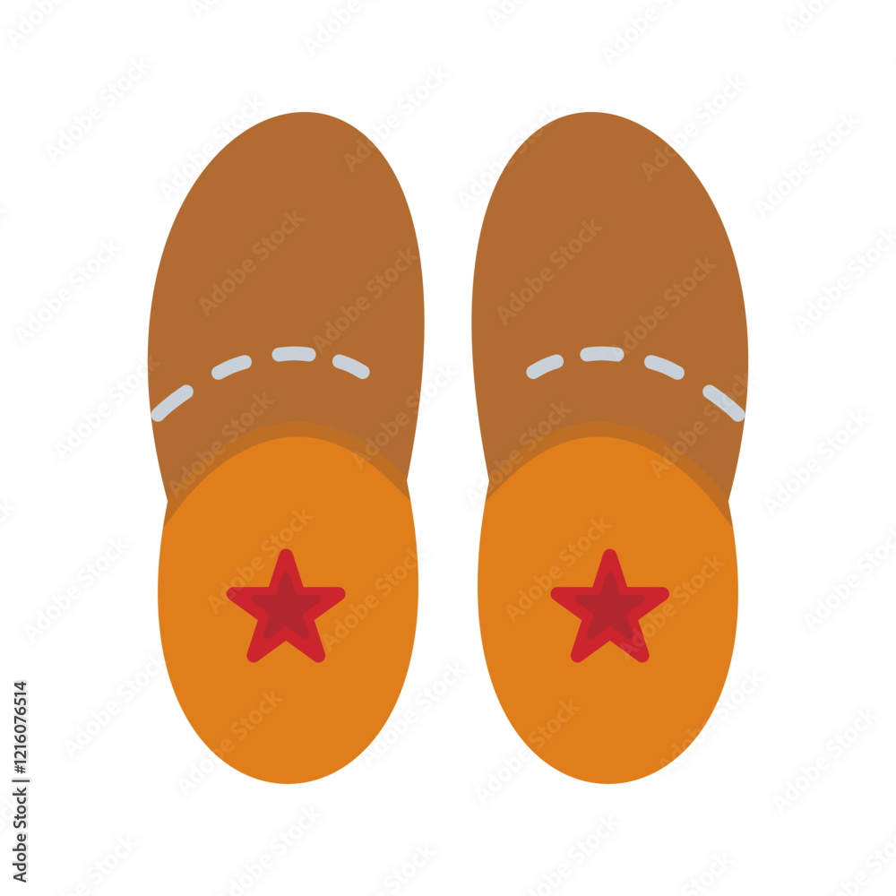 Slippers Vector Icon