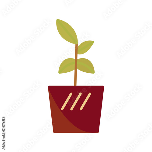 Flower Pot Vector Icon