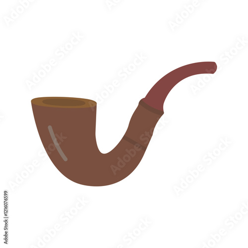 Cigar Pipe Vector Icon