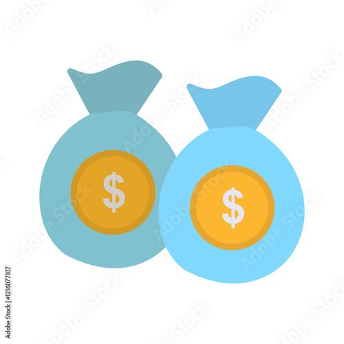 Money Bags Vector Icon