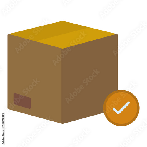 Valid Delivery of Packag Vector Icon