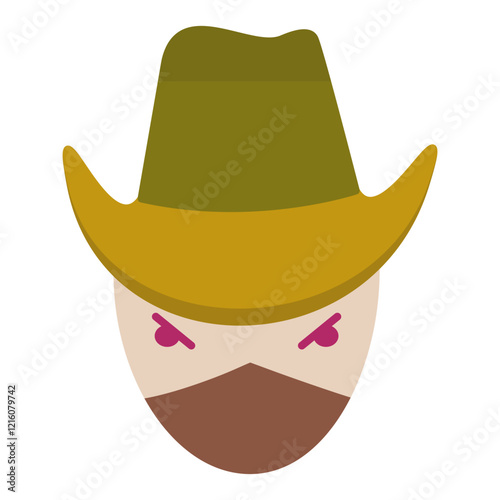 Bandit Vector Icon