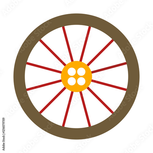 Wheel Vector Icon