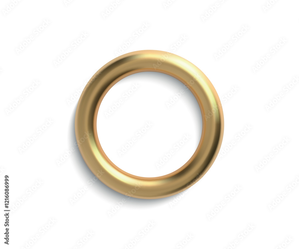 Shiny Gold Ring with Minimalist Design Shiny Gold Ring with Minimalist Design