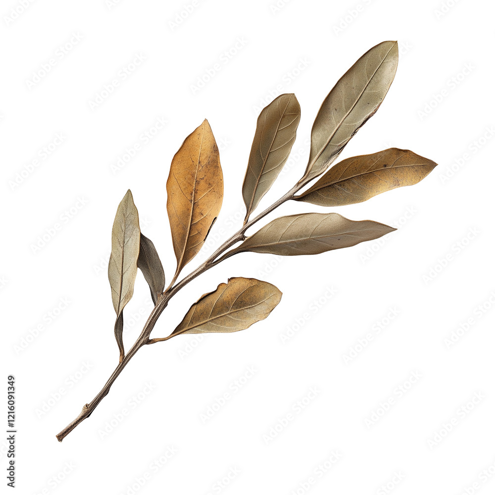 Obraz premium Olive leaves isolated on white