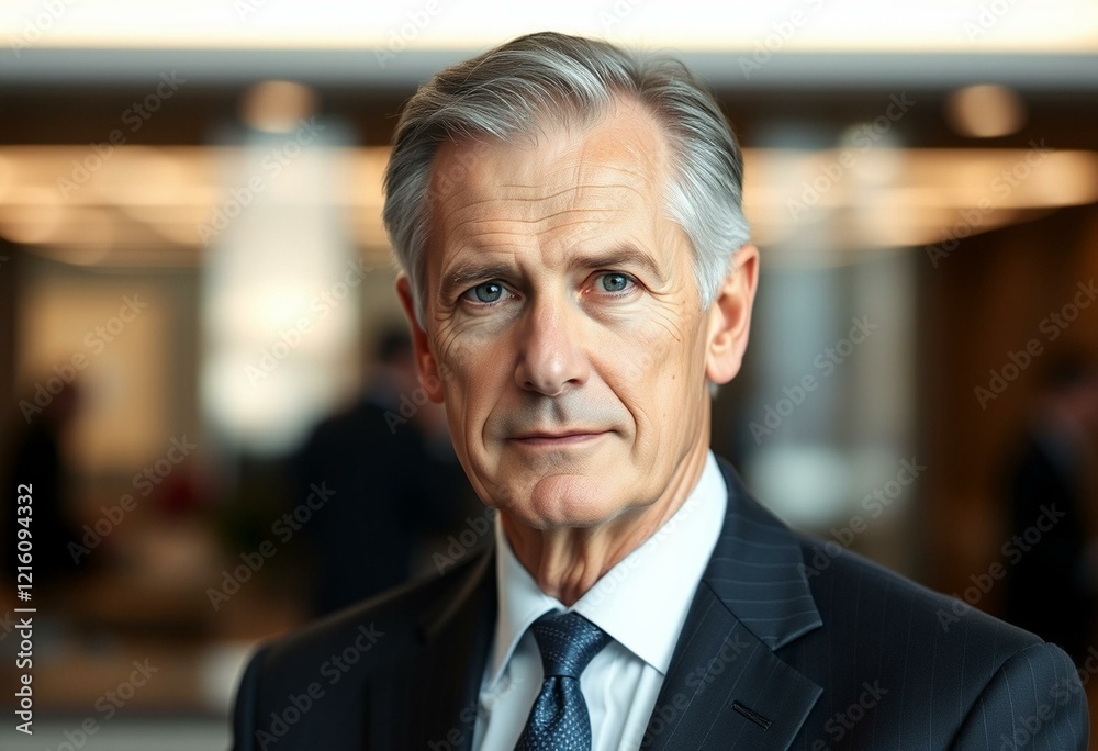 Formal portrait of an older businessman Formal portrait of an older businessman