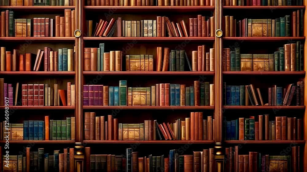 a bookshelf filled with books a bookshelf filled with books