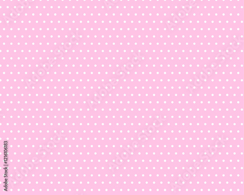 ドット柄　シームレスパターン　ピンクカラー