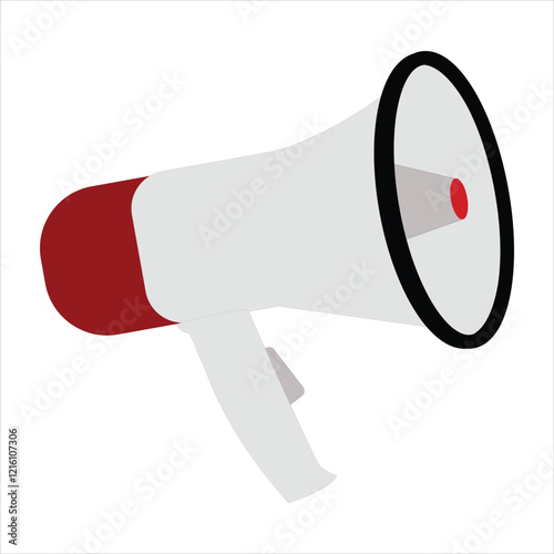 megaphone on white BACKGROUND
