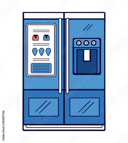 Smart double fridge