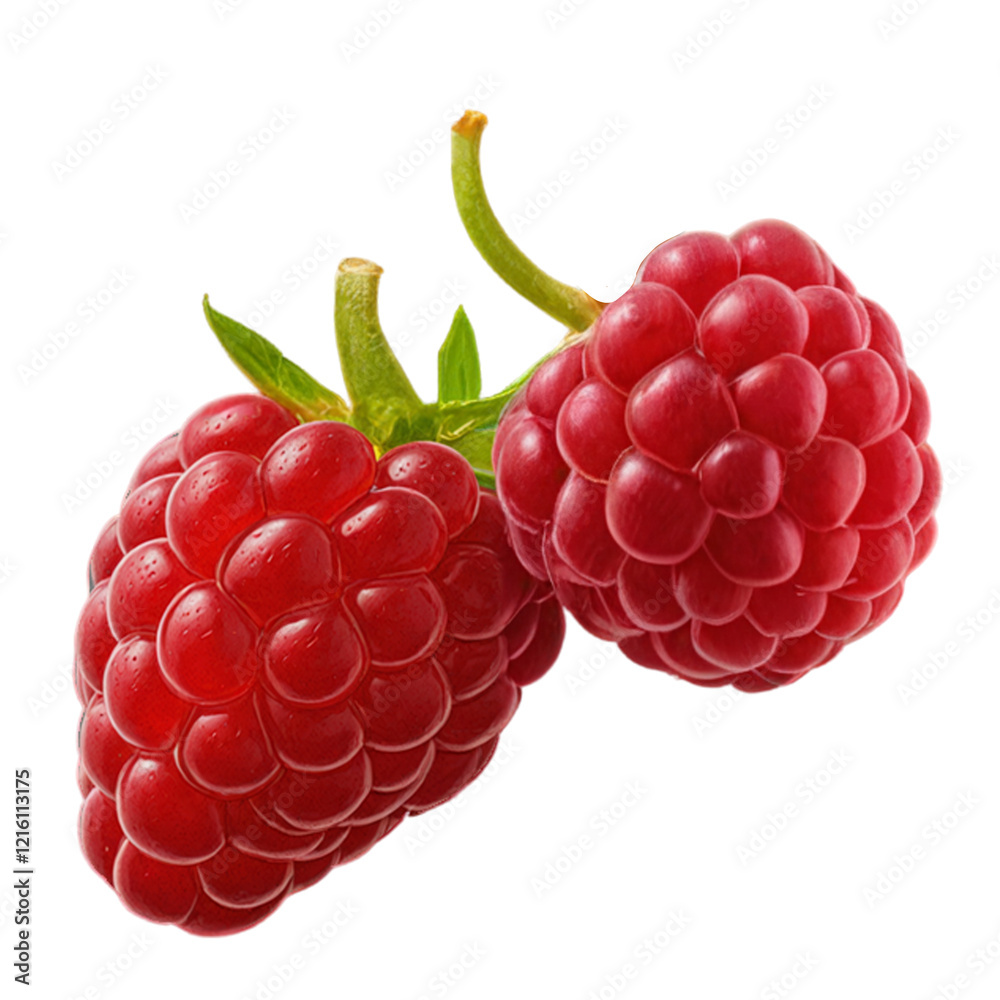 raspberry isolated on white raspberry isolated on white