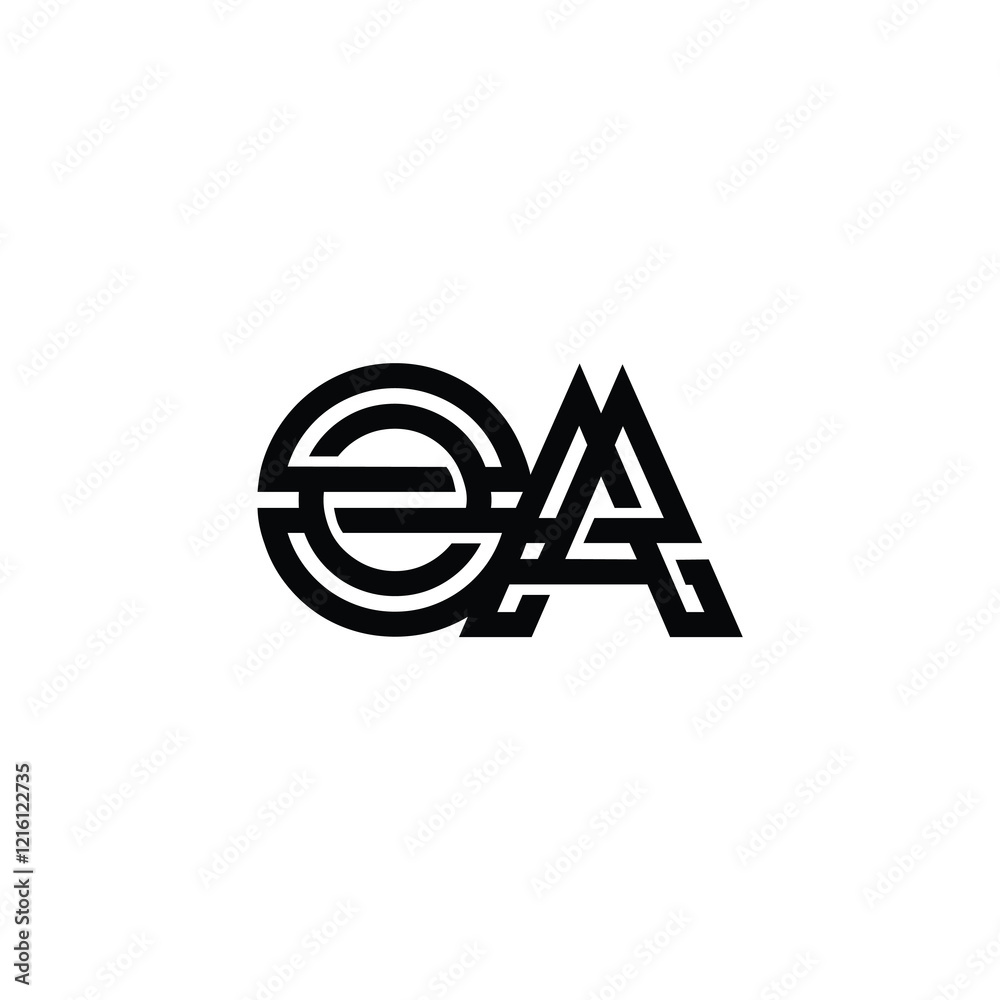OA monogram logo design letter text name symbol monochrome logotype alphabet character simple logo OA monogram logo design letter text name symbol monochrome logotype alphabet character simple logo