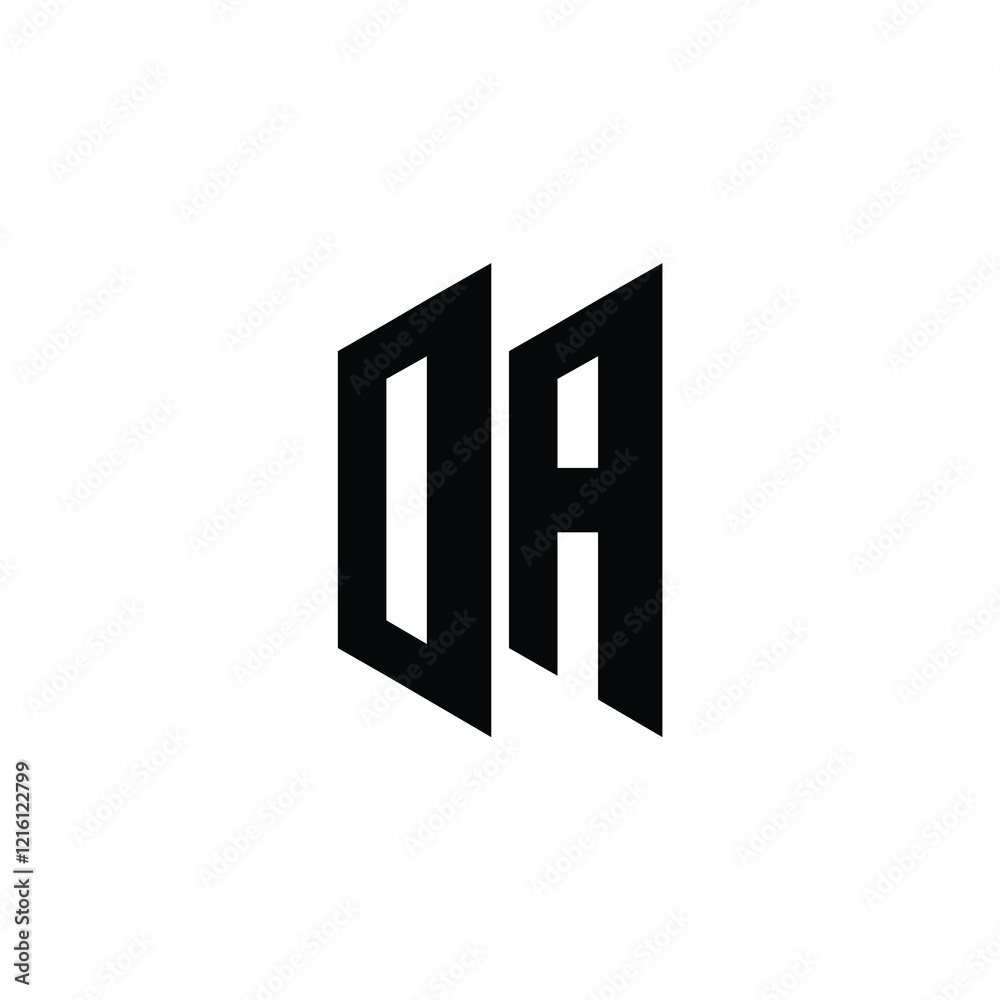 OA monogram logo design letter text name symbol monochrome logotype alphabet character simple logo OA monogram logo design letter text name symbol monochrome logotype alphabet character simple logo