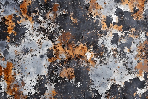 Abstract Textured Background With Gray Orange And Black Hues photo