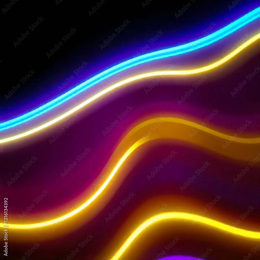 Obraz premium Smooth color transitions and flowing wave patterns wallpaper 