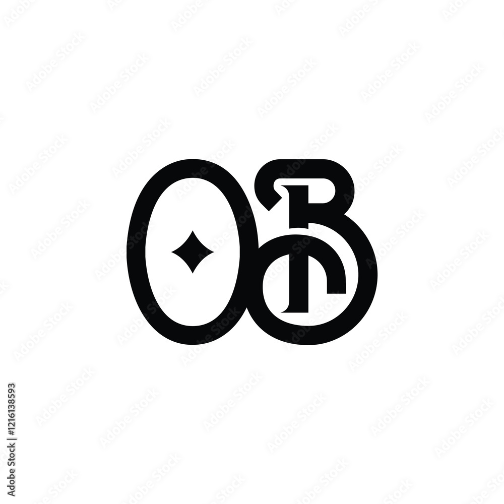 OB monogram logo design letter text name symbol monochrome logotype alphabet character simple logo OB monogram logo design letter text name symbol monochrome logotype alphabet character simple logo
