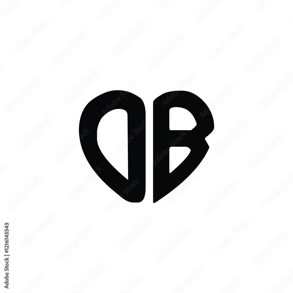 OB monogram logo design letter text name symbol monochrome logotype alphabet character simple logo OB monogram logo design letter text name symbol monochrome logotype alphabet character simple logo