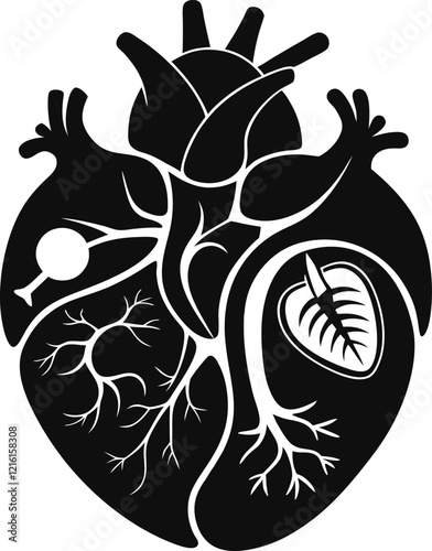 "From Biology to Design: Anatomical Heart Vectors"