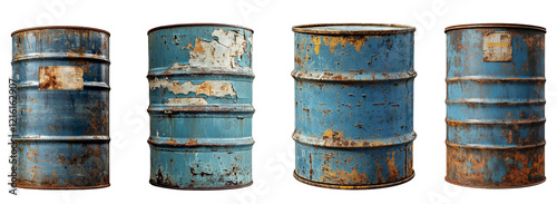 Rusty Blue Barrels photo