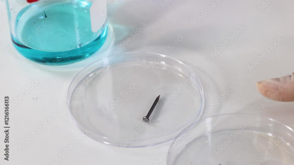 Copper Sulfate and Iron Reaction Experiment Copper Sulfate and Iron Reaction Experiment