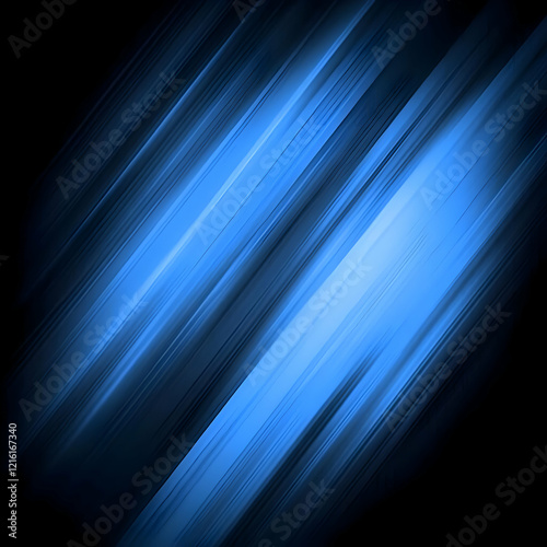 Abstract Blue Diagonal Lines Background Creates a Dynamic and Modern Feel