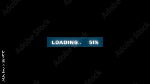 Loading Bar Concept.