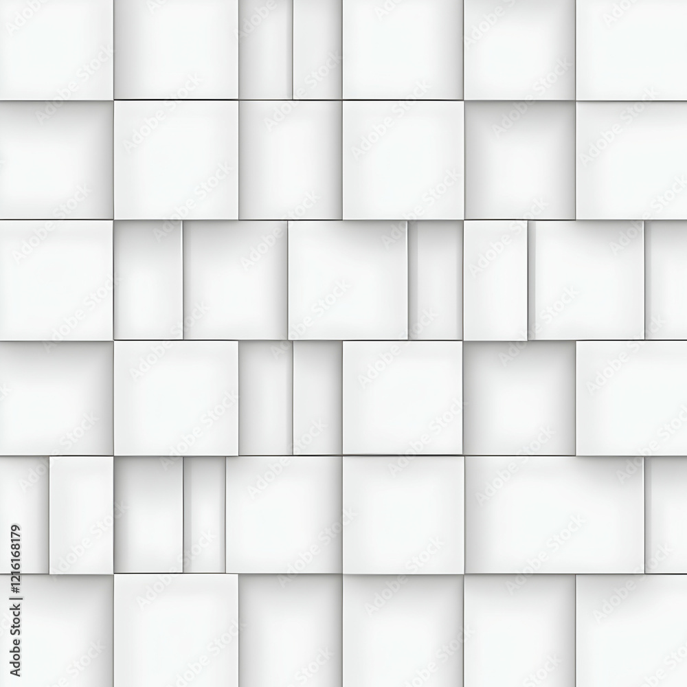 White 3D Abstract Background Illustration White 3D Abstract Background Illustration