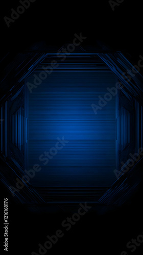 Abstract Blue Background Creates a Dynamic and Modern Feel with its Geometric Shapes and Bold Color Palette.