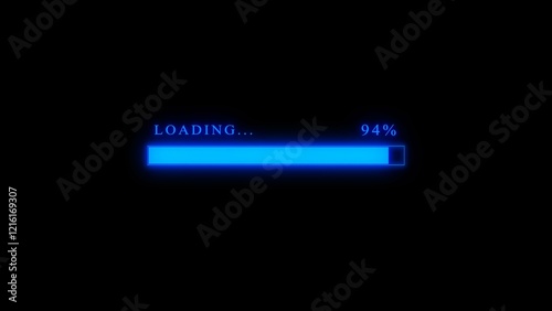 Loading Bar Concept.