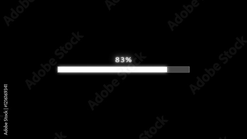 Loading Bar Concept.
