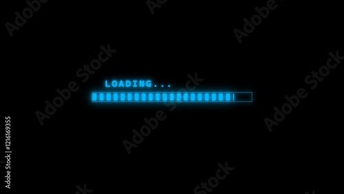Loading Bar Concept.