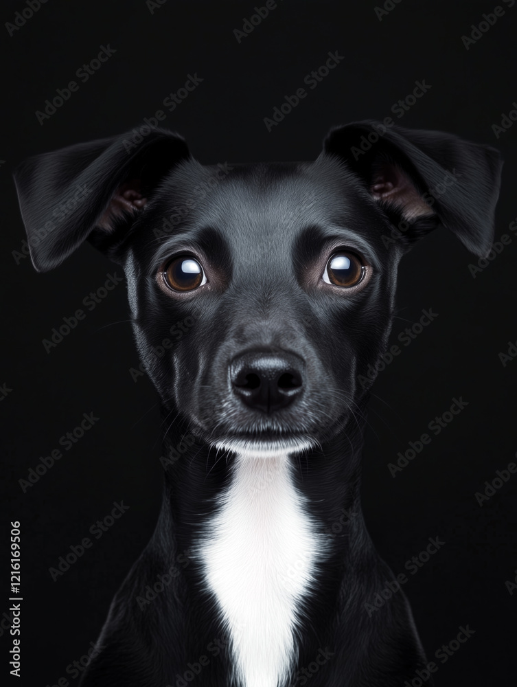 Detailed intricate studio portrait of a mutt dog, mixed breed dog. Detailed intricate studio portrait of a mutt dog, mixed breed dog.