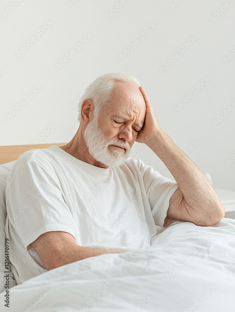 White male elderly headache insomnia White male elderly headache insomnia