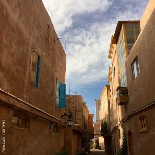 old street in the old town, Kashgar, Xinjiang
