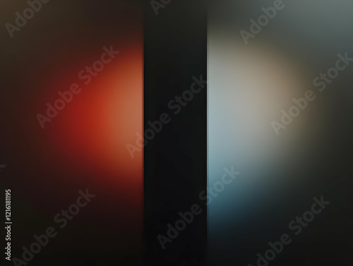 Wallpaper Mural Abstract Background Blurs Red, Black, and Blue into a Smooth Gradient Torontodigital.ca