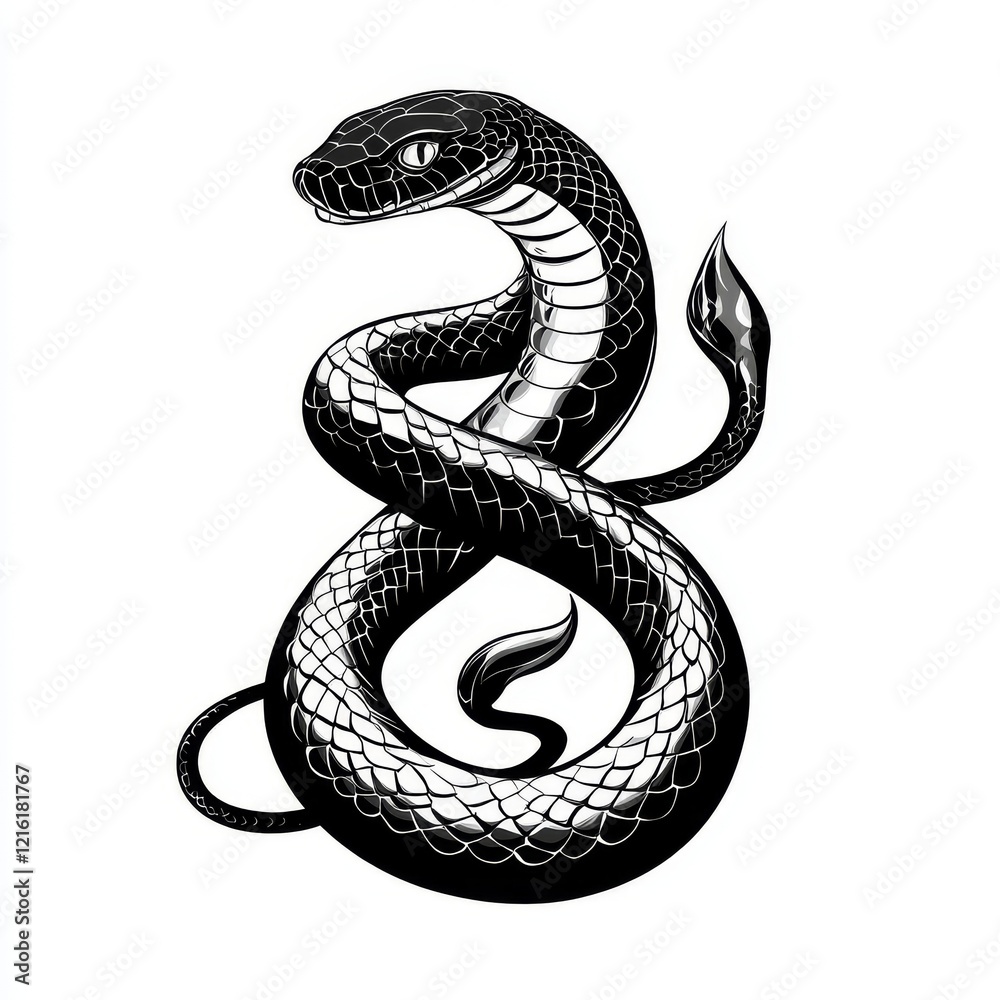 Fototapeta premium Neo tribal y2k tattoo with heart shape. Cyber sigilism style hand drawn ornaments. Vector illustration of black gothic tribal tattoo designs