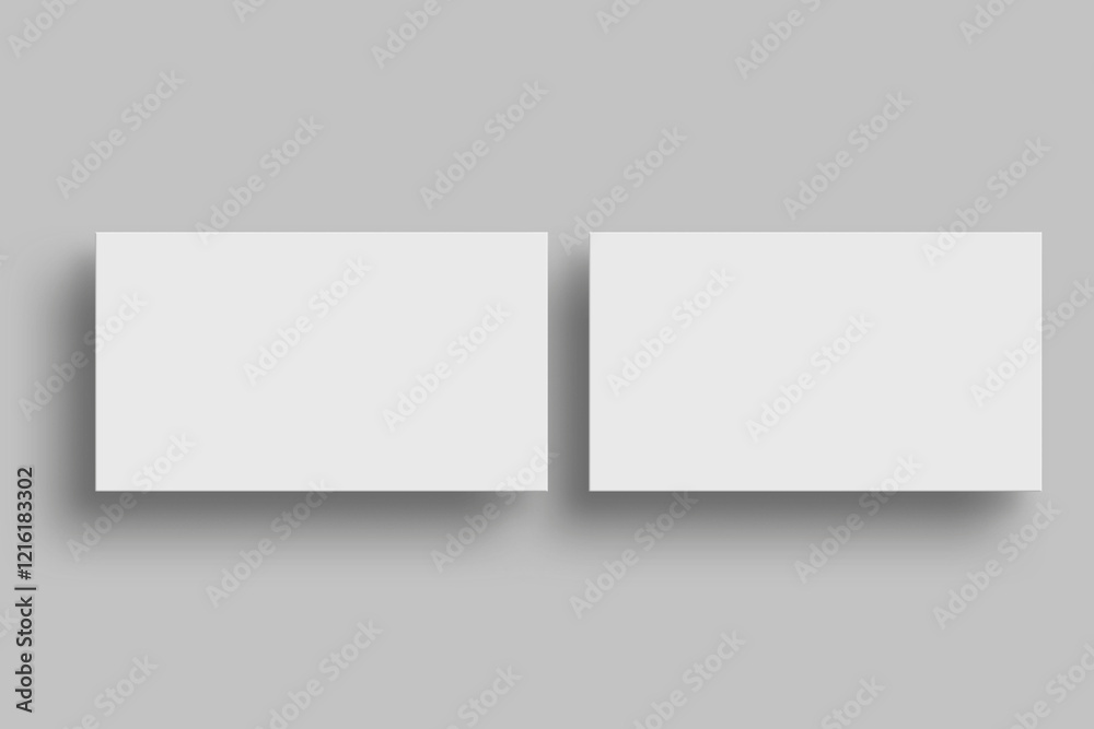 Modern and aesthetic business card mockup 