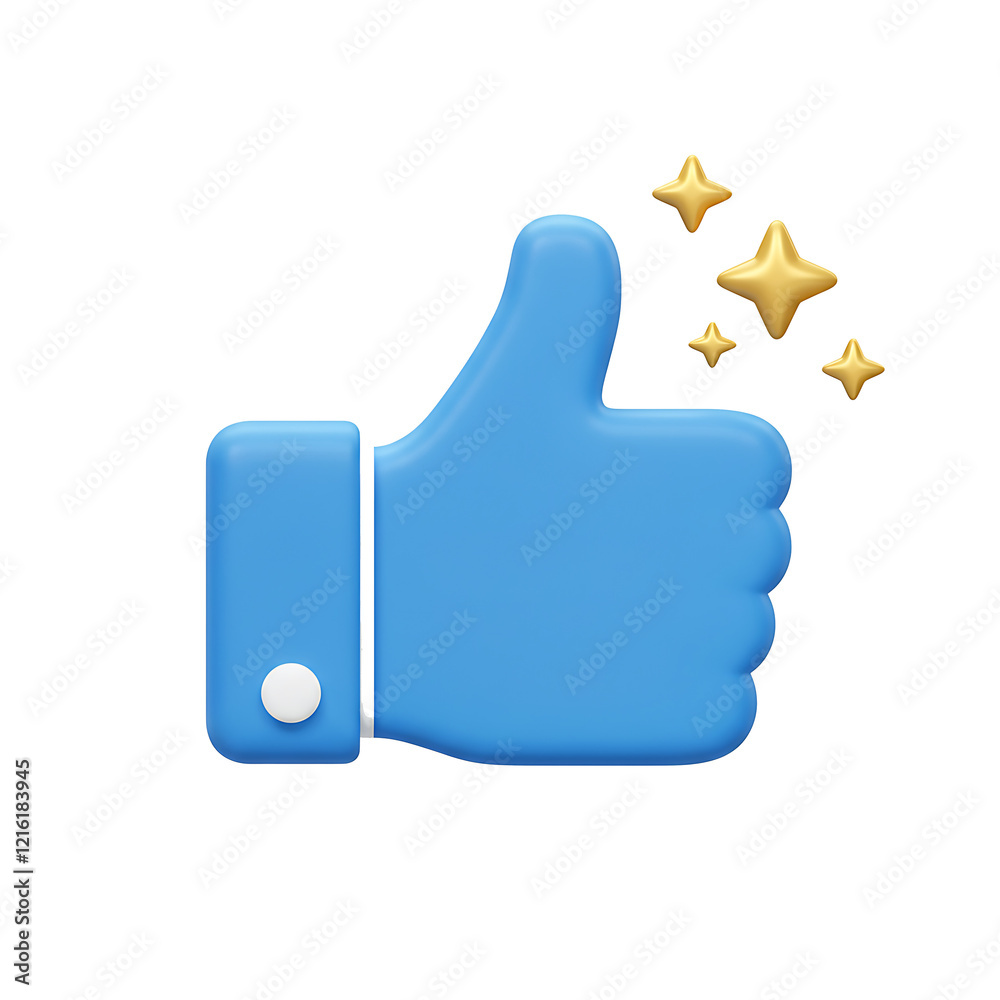 thumb up positive feedback with blink star symbol 3d icon illustration render design
thumb up positive feedback with blink star symbol 3d icon illustration render design